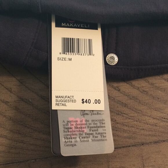 NWT Makaveli Cotton And Sparkle Stretch Pants M. - Picture 11 of 15